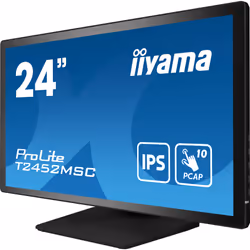 iiyama ProLite T2452MSC-B1 écran plat de PC 23.8" Full HD LCD Écran tactile Noir - Vue supplémentaire 4