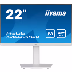 iiyama ProLite , 54,6 cm (21.5"), 1920 x 1080 pixels, Full HD, 1 ms, Blanc