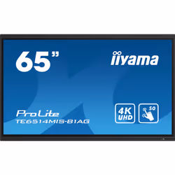 iiyama TE6514MIS-B1AG, Écran plat interactif, 165,1 cm (65"), LCD, 3840 x 2160 pixels, Wifi, 24/7