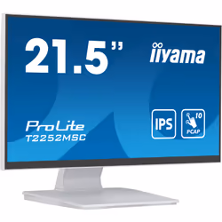 iiyama ProLite écran plat de PC 21.5" Full HD LCD Écran tactile Table Blanc