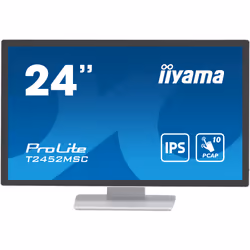 iiyama ProLite , 60,5 cm (23.8"), 1920 x 1080 pixels, Full HD, LCD, 14 ms, Blanc