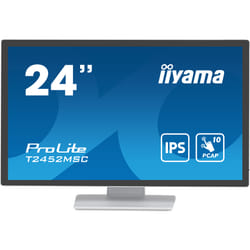 iiyama ProLite écran plat de PC 23.8" Full HD LCD Écran tactile Multi-utilisateur Blanc