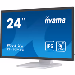 iiyama ProLite écran plat de PC 23.8" Full HD LCD Écran tactile Blanc - Vue supplémentaire 5
