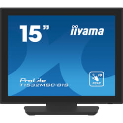 iiyama ProLite T1532MSC-B1S écran plat de PC 15" XGA LCD Écran tactile Noir