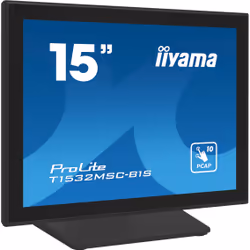 iiyama ProLite T1532MSC-B1S écran plat de PC 15" XGA LCD Écran tactile Noir