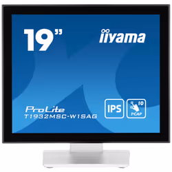 iiyama ProLite T1932MSC-W1SAG, 48,3 cm (19"), 1280 x 1024 pixels, Full HD, LED, 14 ms, Blanc