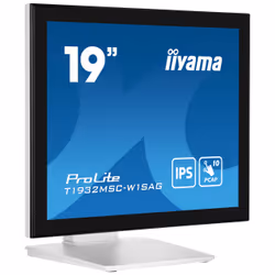 iiyama ProLite T1932MSC-W1SAG écran plat de PC 19" Full HD LED Écran tactile Dessus de table Blanc - Vue supplémentaire 4