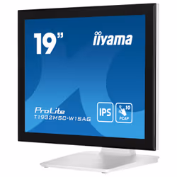 iiyama ProLite T1932MSC-W1SAG écran plat de PC 19" Full HD LED Écran tactile Dessus de table Blanc - Vue supplémentaire 5