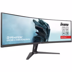 iiyama G-MASTER RED EAGLE CURVED écran plat de PC 45" Dual QHD LED Noir
