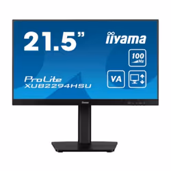 iiyama ProLite XUB2294HSU-B6, 54,6 cm (21.5"), 1920 x 1080 pixels, Full HD, LCD, 1 ms, Noir