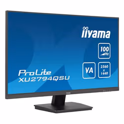 iiyama ProLite XU2794QSU-B6 écran plat de PC 68,6 cm (27") 2560 x 1440 pixels Wide Quad HD LCD Noir