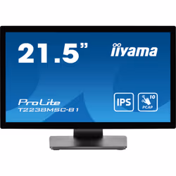 iiyama ProLite T2238MSC-B1, 54,6 cm (21.5"), 1920 x 1080 pixels, Full HD, LED, 5 ms, Noir