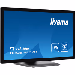 iiyama ProLite écran plat de PC 23.8" Full HD LED Écran tactile Noir
