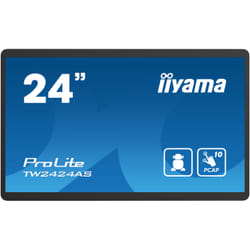 iiyama TW2424AS-B1 affichage de messages Panneau plat de signalisation numérique 23.8" Wifi 250 cd/m² 4K Ultra HD Noir Écran tactile Intégré dans le processeur Android 24/7