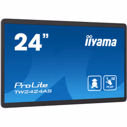 iiyama TW2424AS-B1 affichage de messages Panneau plat de signalisation numérique 23.8" Wifi 250 cd/m² 4K Ultra HD Noir Écran tactile Intégré dans le processeur Android 24/7