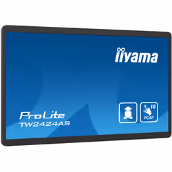 iiyama TW2424AS-B1 affichage de messages Panneau plat de signalisation numérique 23.8" Wifi 250 cd/m² 4K Ultra HD Noir Écran tactile Intégré dans le processeur Android 24/7 - Vue supplémentaire 4