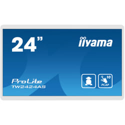 iiyama TW2424AS-W1 affichage de messages Écran plat de signalisation numérique 23.8" Wifi 250 cd/m² 4K Ultra HD Noir Écran tactile Intégré dans le processeur Android 24/7