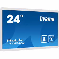 iiyama TW2424AS-W1 affichage de messages Écran plat de signalisation numérique 23.8" Wifi 250 cd/m² 4K Ultra HD Noir Écran tactile Intégré dans le processeur Android 24/7