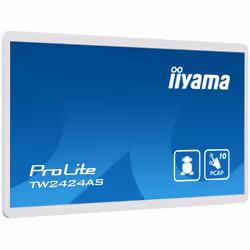 iiyama TW2424AS-W1 affichage de messages Écran plat de signalisation numérique 23.8" Wifi 250 cd/m² 4K Ultra HD Noir Écran tactile Intégré dans le processeur Android 24/7