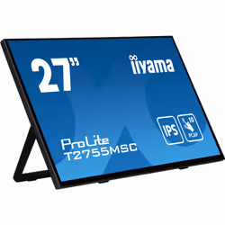 iiyama ProLite T2755MSC-B1 écran plat de PC 27" Full HD LED Écran tactile Dessus de table Noir