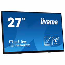 iiyama ProLite T2755QSC-B1, 68,6 cm (27"), 2560 x 1440 pixels, Full HD, LCD, 5 ms, Noir