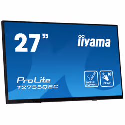 iiyama ProLite T2755QSC-B1 Écran Tactile 27 Pouces QHD IPS Noir - Vue supplémentaire 5