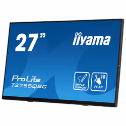 iiyama ProLite T2755QSC-B1 Écran Tactile 27 Pouces QHD IPS Noir - Vue supplémentaire 7