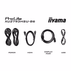 iiyama ProLite écran plat de PC 27" Full HD LED Noir - Vue supplémentaire 12