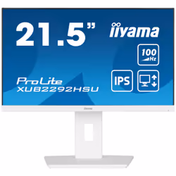 iiyama ProLite XUB2292HSU-W6, 54,6 cm (21.5"), 1920 x 1080 pixels, Full HD, LED, 0,4 ms, Blanc