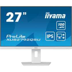 iiyama ProLite XUB2792QSU-W6 écran plat de PC 27" Quad HD LED Blanc