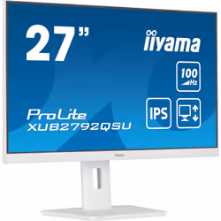 iiyama ProLite XUB2792QSU-W6 écran plat de PC 27" Wide Quad HD LED Blanc