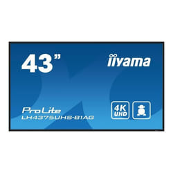 iiyama LH4375UHS-B1AG affichage de messages 42.5" LCD Wifi 500 cd/m² 4K Ultra HD Intégré dans le processeur Android 8.0 18/7