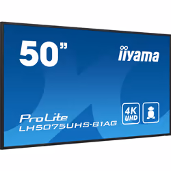 iiyama ProLite Écran plat de signalisation numérique 49.5" LCD Wifi 500 cd/m² 4K Ultra HD Noir Intégré dans le processeur 24/7