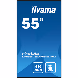 iiyama ProLite Écran plat de signalisation numérique 54.6" LCD Wifi 500 cd/m² 4K Ultra HD Noir Intégré dans le processeur 24/7