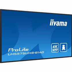 iiyama ProLite Écran plat de signalisation numérique 54.6" LCD Wifi 500 cd/m² 4K Ultra HD Noir Intégré dans le processeur 24/7 - Vue supplémentaire 6