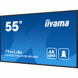 iiyama ProLite Écran plat de signalisation numérique 54.6" LCD Wifi 500 cd/m² 4K Ultra HD Noir Intégré dans le processeur 24/7 - Vue supplémentaire 7
