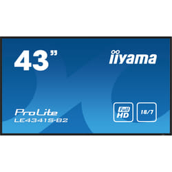iiyama PROLITE LE4341S-B2 Écran plat de signalisation numérique 42.5" LCD 350 cd/m² Full HD Noir 18/7
