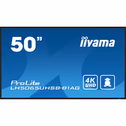 iiyama LH5065UHSB-B1AG, Écran plat de signalisation numérique, 125,7 cm (49.5"), LCD, 3840 x 2160 pixels, Wifi, 24/7