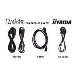 iiyama LH5065UHSB-B1AG affichage de messages Écran plat de signalisation numérique 49.5" LCD Wifi 800 cd/m² 4K Ultra HD Noir Intégré dans le processeur 24/7 - Vue supplémentaire 18