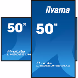 iiyama LH5065UHSB-B1AG affichage de messages Écran plat de signalisation numérique 49.5" LCD Wifi 800 cd/m² 4K Ultra HD Noir Intégré dans le processeur 24/7 - Vue supplémentaire 4