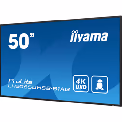 iiyama LH5065UHSB-B1AG affichage de messages Écran plat de signalisation numérique 49.5" LCD Wifi 800 cd/m² 4K Ultra HD Noir Intégré dans le processeur 24/7 - Vue supplémentaire 7