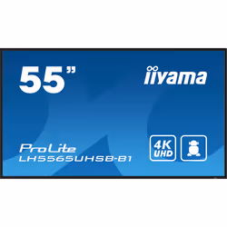 iiyama LH5565UHSB-B1, En forme de kiosk, 138,7 cm (54.6"), LED, 3840 x 2160 pixels, Wifi, 24/7
