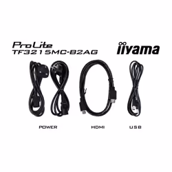 iiyama ProLite TF3215MC-B2AG écran plat de PC 80 cm (31.5") Full HD LED Écran tactile Kiosque Noir - Vue supplémentaire 4
