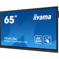 iiyama TE6512MIS-B3AG affichage de messages En forme de kiosk 65" LCD Wifi 400 cd/m² 4K Ultra HD Noir Écran tactile Intégré dans le processeur 24/7 - Vue supplémentaire 4