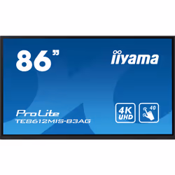 iiyama TE8612MIS-B3AG, En forme de kiosk, 2,18 m (86"), LCD, 3840 x 2160 pixels, Wifi, 24/7