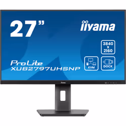 iiyama ProLite XUB2797UHSNP-B1, 68,6 cm (27"), 3840 x 2160 pixels, 4K Ultra HD, LED, 4 ms, Noir