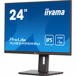 iiyama ProLite XUB2495WSU-B7 écran plat de PC 61 cm (24") 4K Ultra HD LED Noir - Vue supplémentaire 5