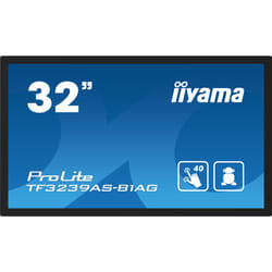 iiyama TF3239AS-B1AG affichage de messages Écran plat de signalisation numérique 31.5" LED 500 cd/m² 2.4K Ultra HD Noir Écran tactile Intégré dans le processeur Android 24/7
