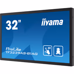 iiyama TF3239AS-B1AG affichage de messages Écran plat de signalisation numérique 31.5" LED 500 cd/m² 2.4K Ultra HD Noir Écran tactile Intégré dans le processeur Android 24/7 - Vue supplémentaire 5