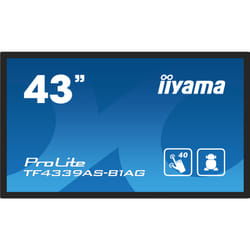 iiyama TF4339AS-B1AG affichage de messages Écran plat de signalisation numérique 42.5" LED 500 cd/m² 2.4K Ultra HD Noir Écran tactile Intégré dans le processeur Android 24/7